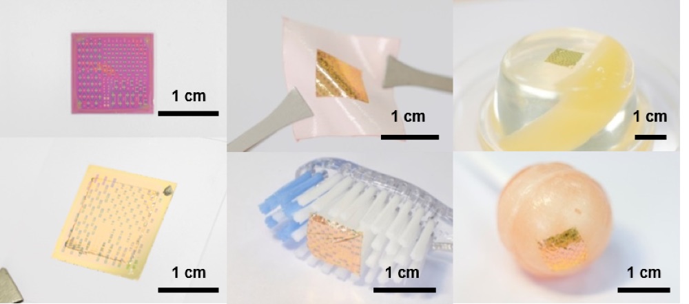Ultrathin neuromorphic transistor arrays